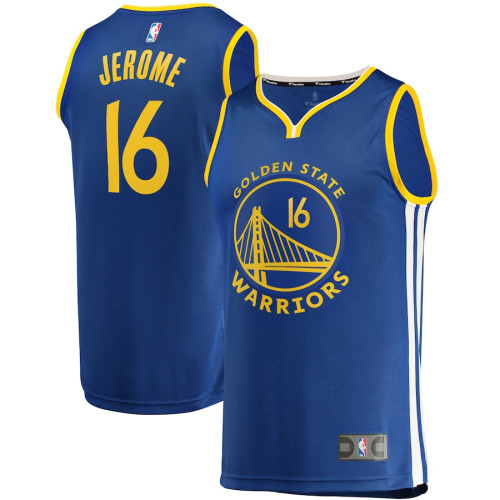Ty Jerome Golden State Warriors Fanatics Branded 2022/23 Fast Break Replica Player Jersey - Icon - Blue